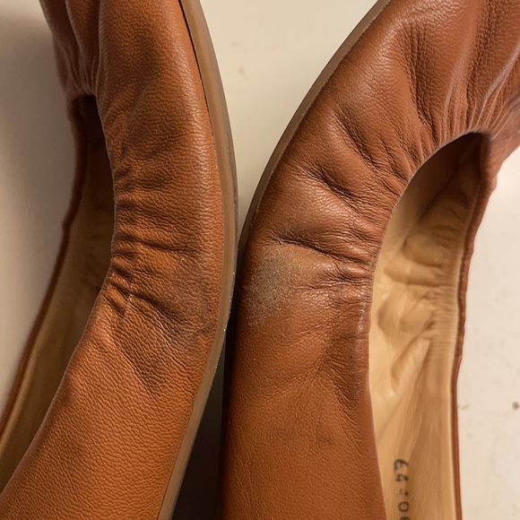 Tan leather flats, J Crew - Picture 3 of 4